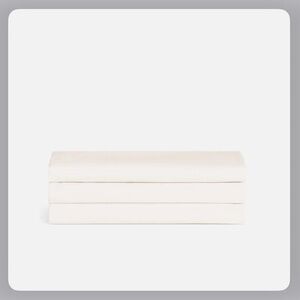 BROOKLINEN Cream Flat Sheet